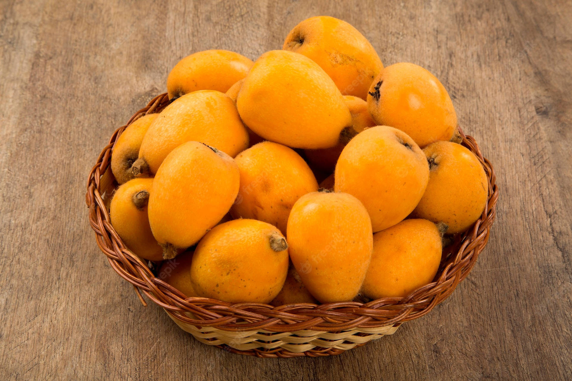 Cestade Frutas De Níspero Naranja Fondo de pantalla