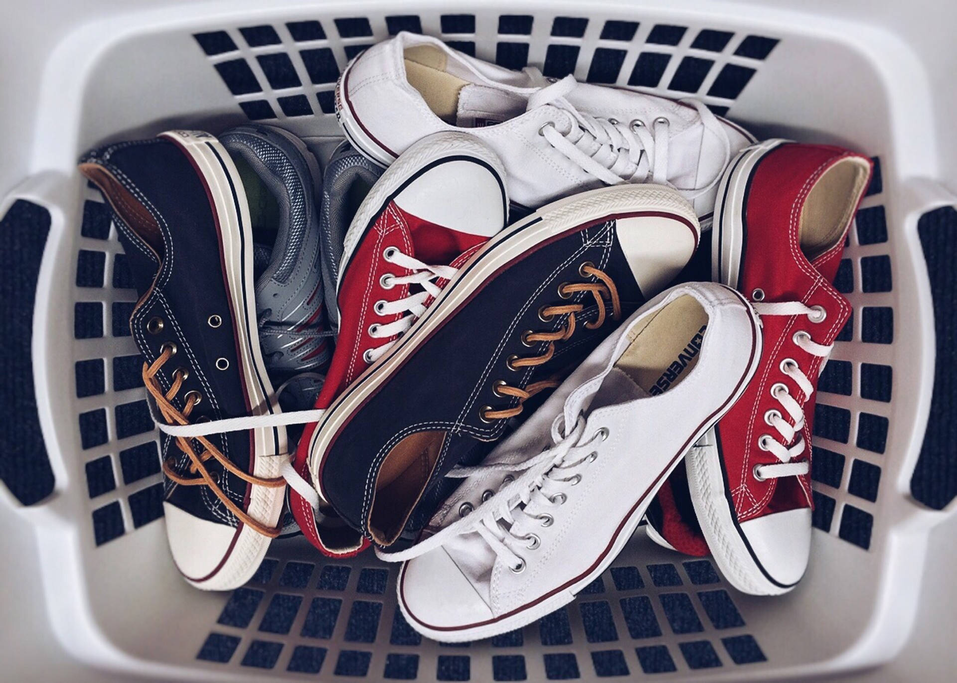 Basket Of Shoes