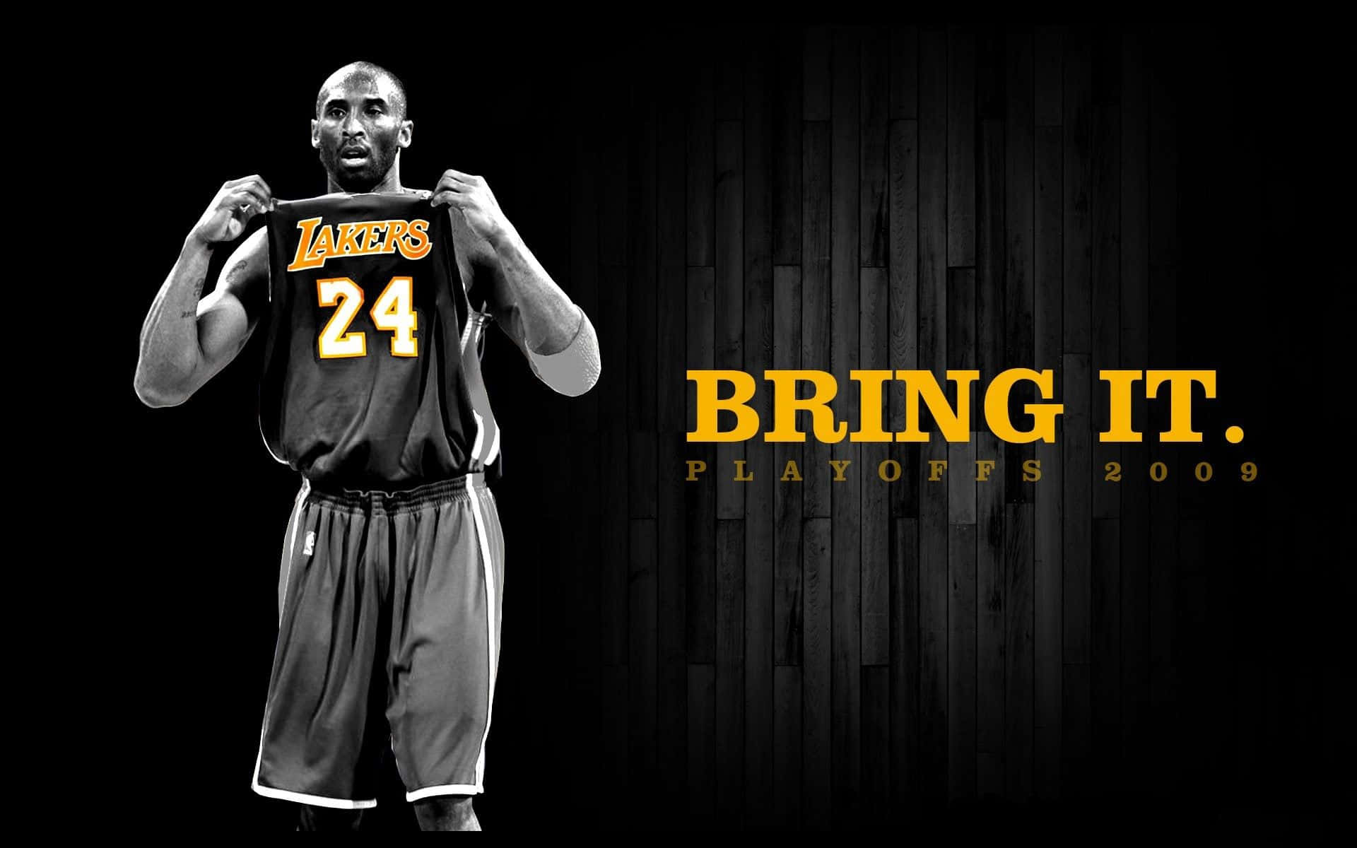 Kobe Bryant Playoffs 2009 Basketball Poster Background