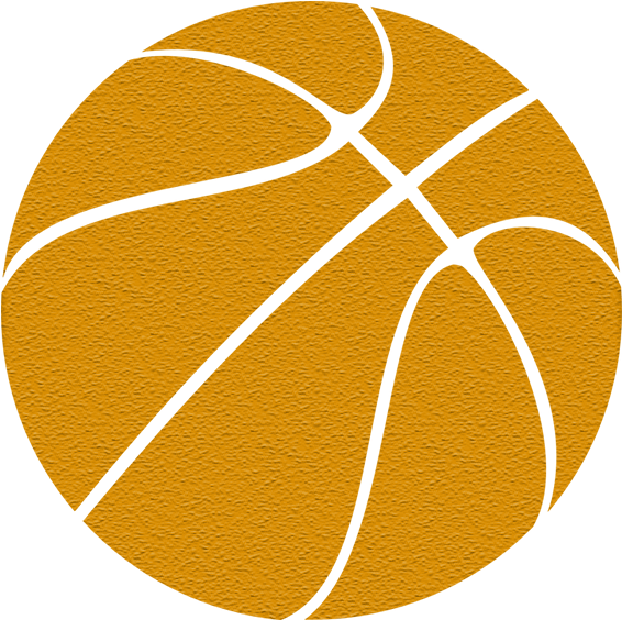 Basketball Clipart Orange Background PNG