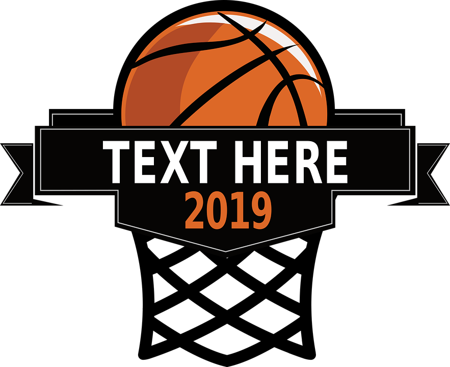 Basketball Clipart Text Banner2019 PNG