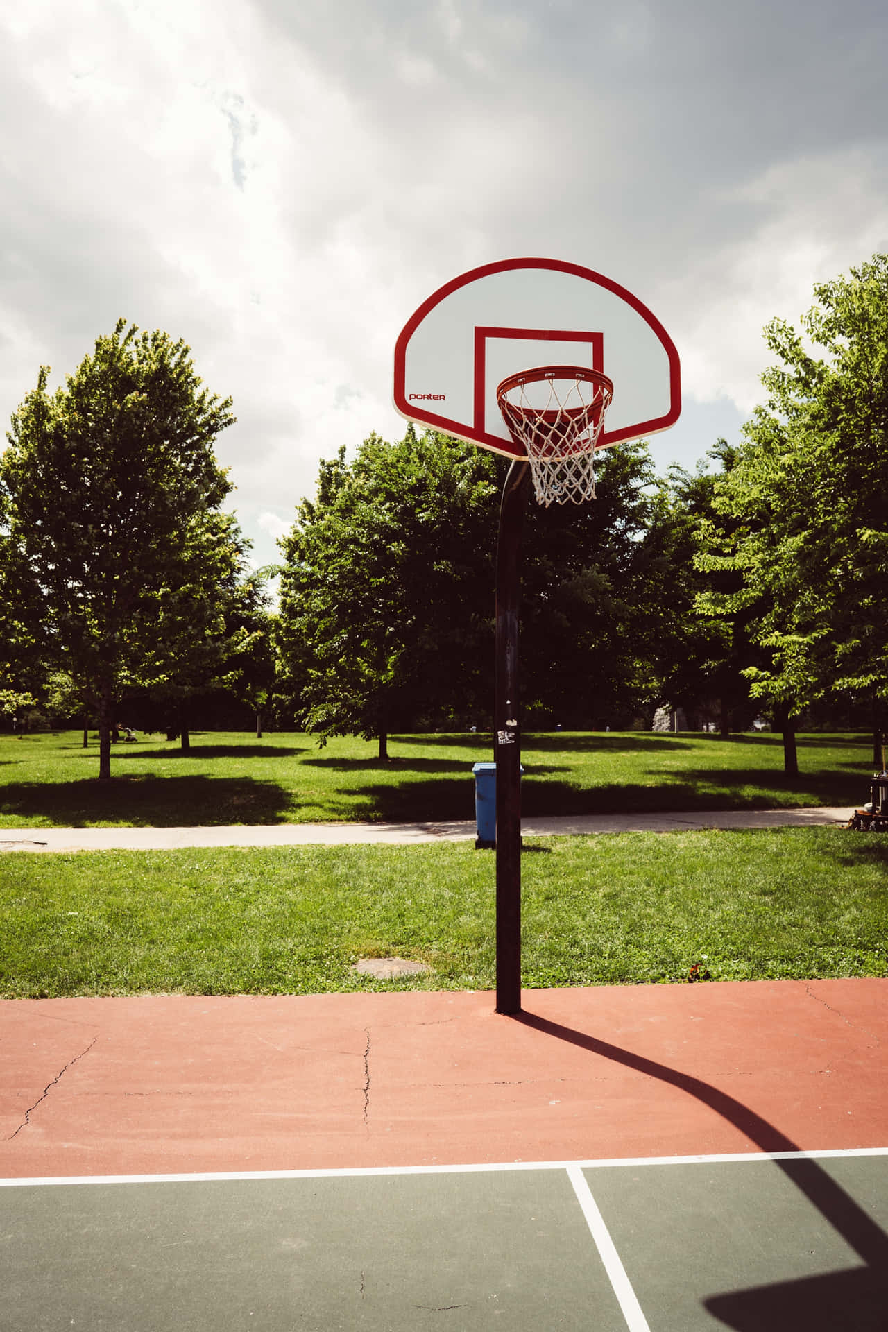 Sfondodel Campo Da Basket