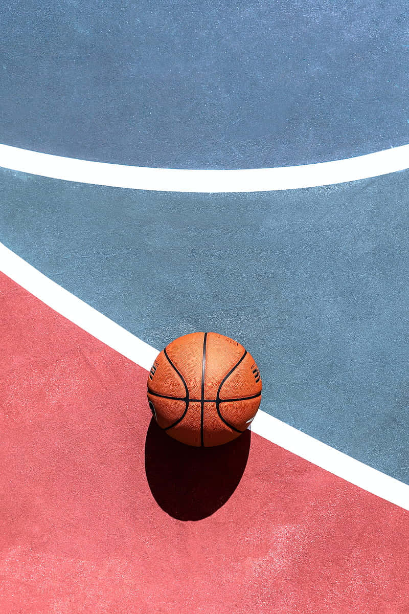 Basketball Court Contrast Wallpaper