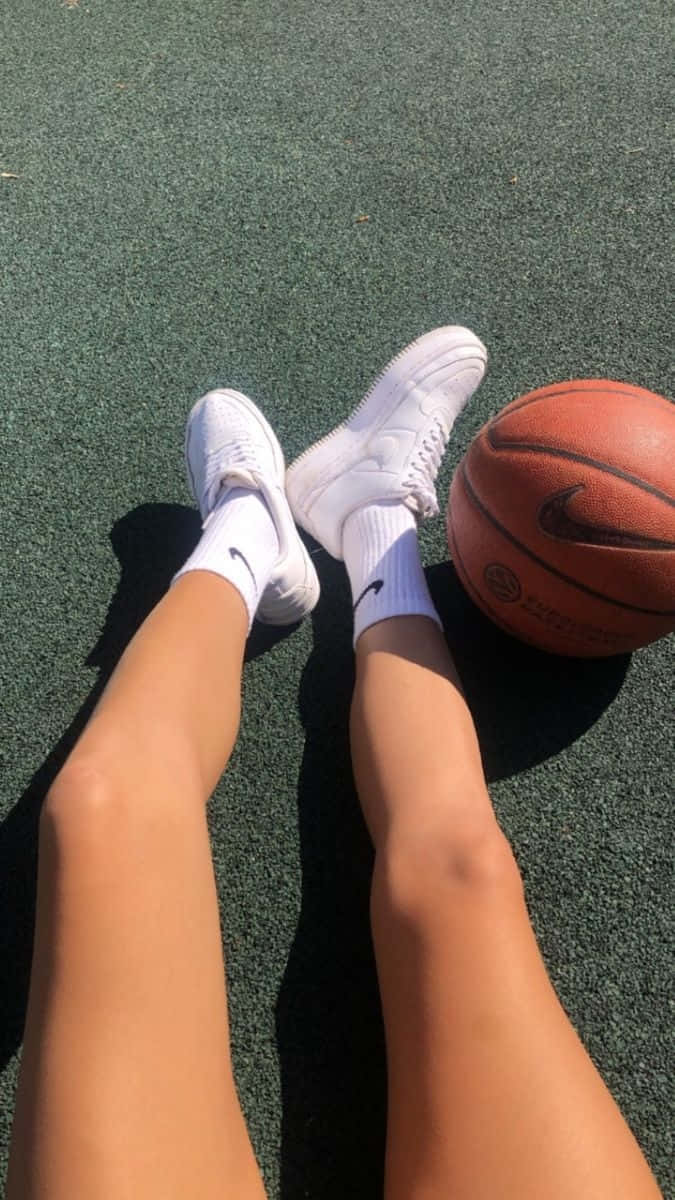 Basketball Court Legsand Sneakers Wallpaper
