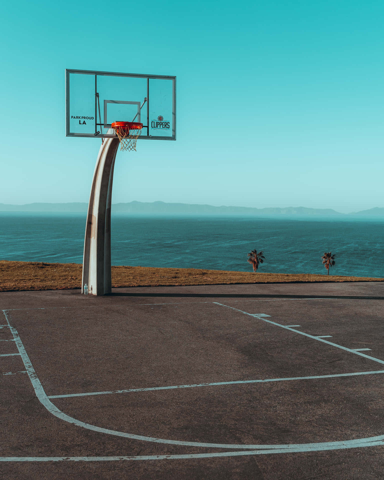 Beach Basketball Court Pictures