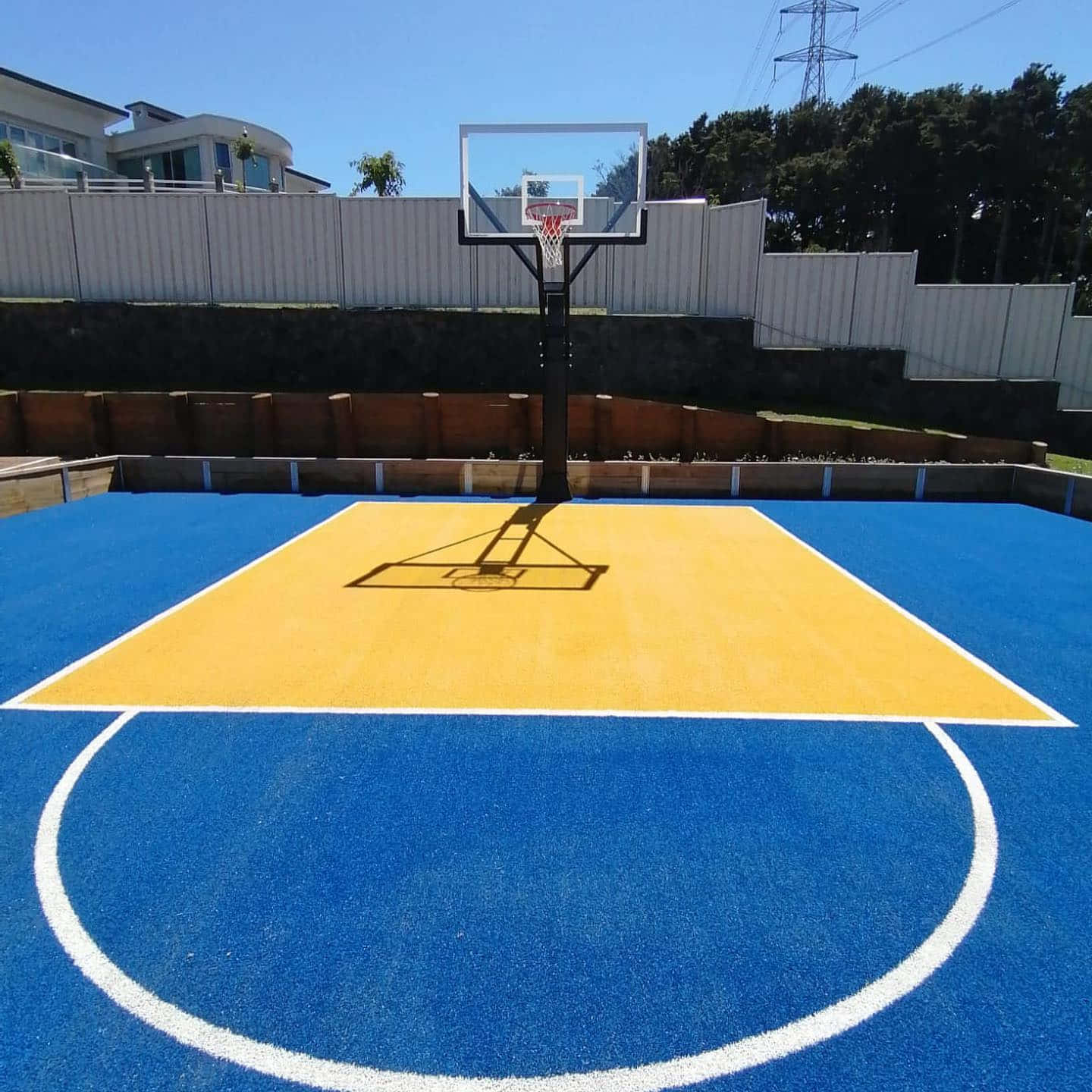 Rubberized Basketball Court Pictures