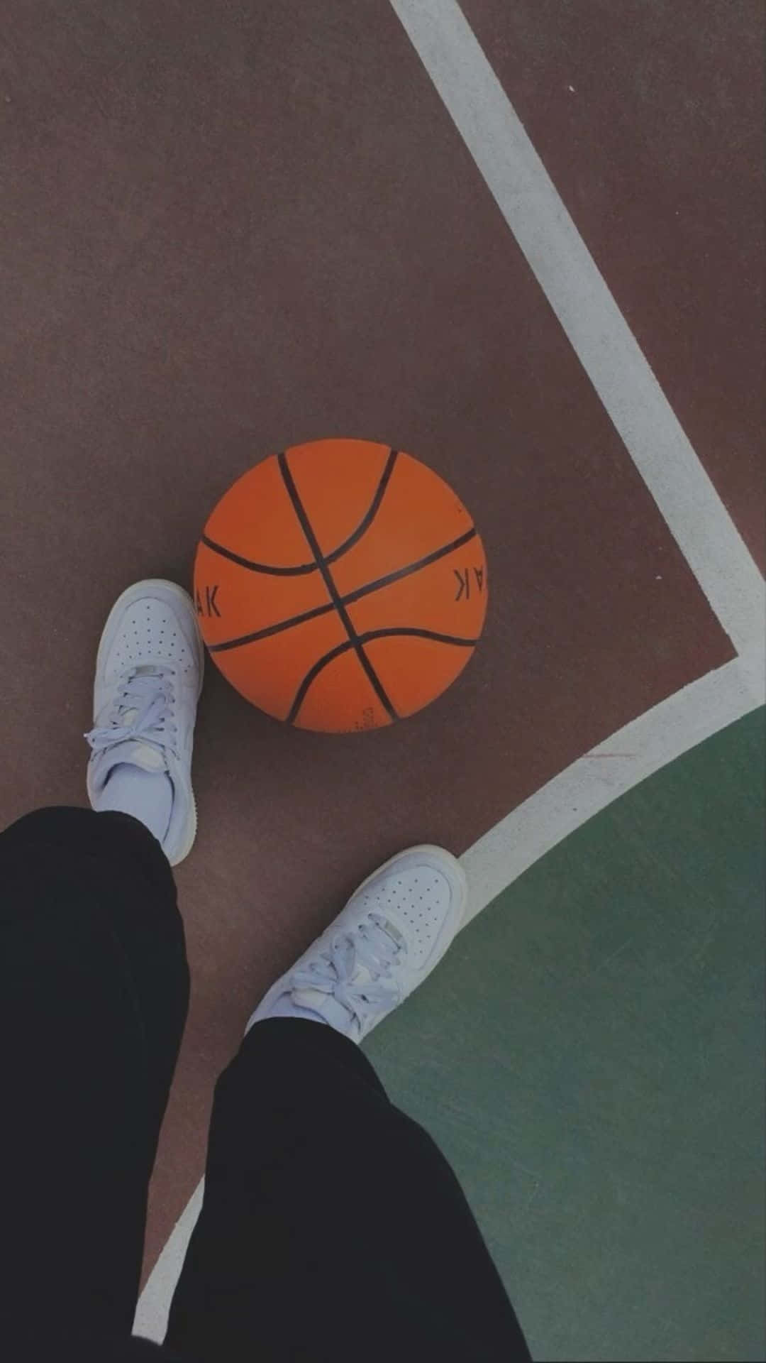 Basketball Court Sneakers Aesthetic.jpg Wallpaper
