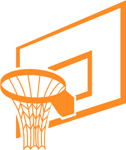 Basketball Hoop Outline PNG