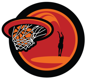 Basketball Hoop Silhouette Logo PNG