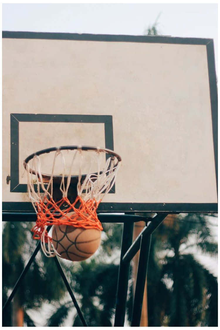 Basketball Hoop Swishing Moment.jpg Wallpaper