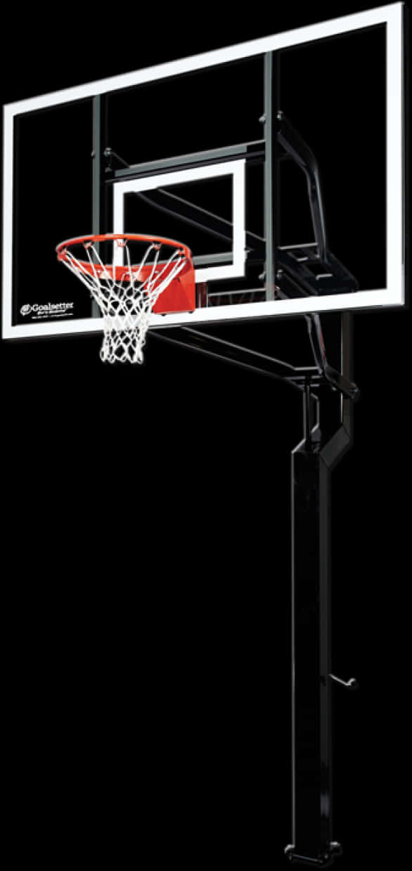 Basketball Hoopand Backboard Setup PNG