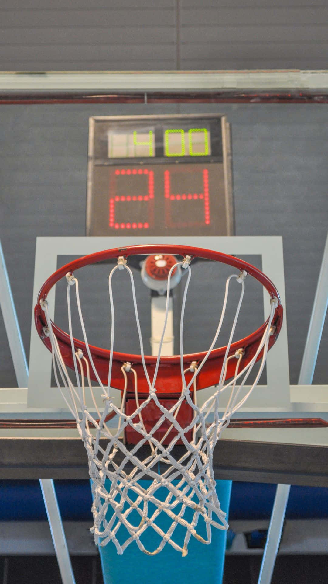 Basketball Hoopand Scoreboard Wallpaper