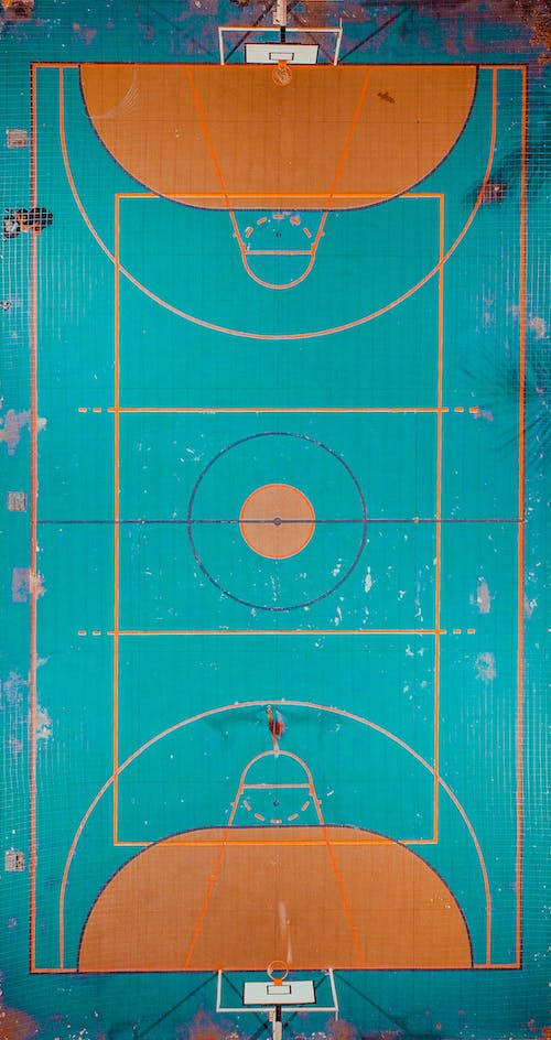 Basketball Iphone Blue Court
