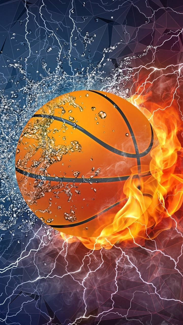 Basketball Iphone Burning Ball
