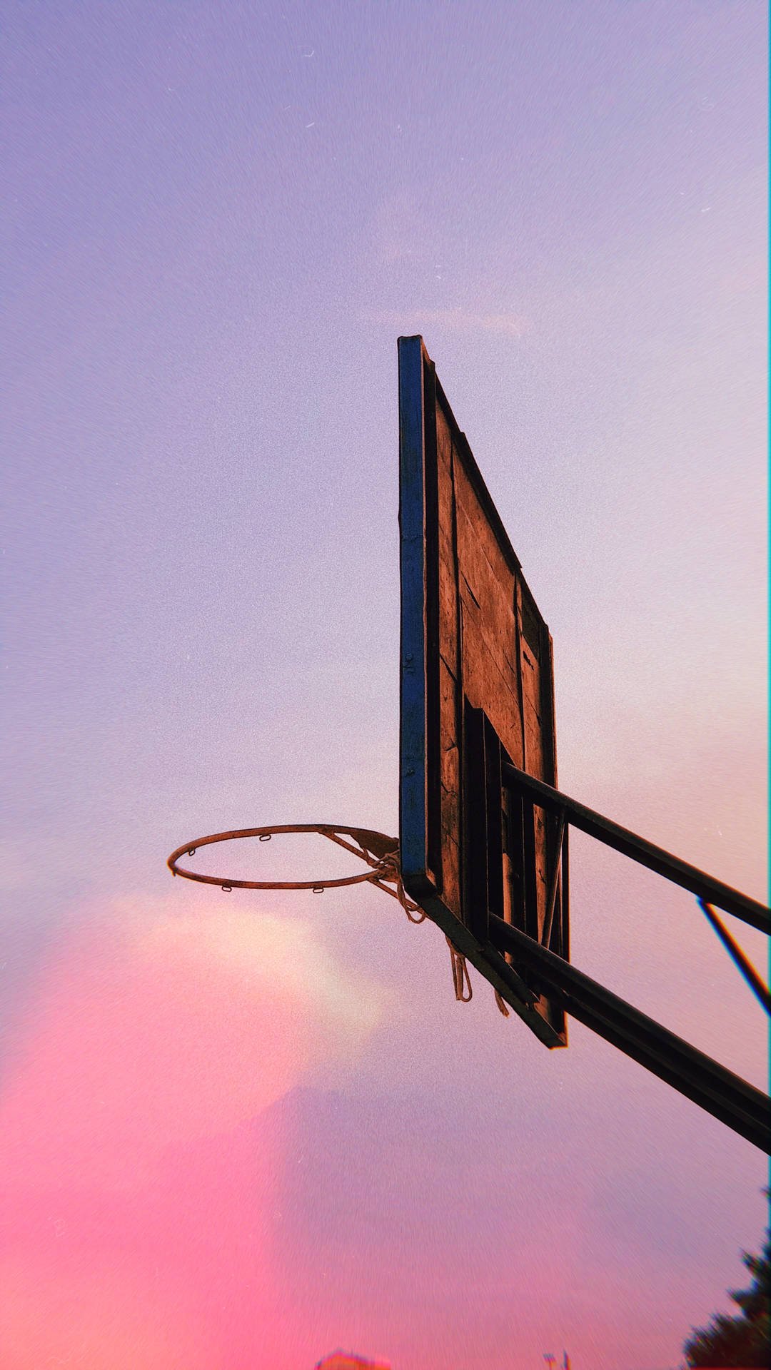Basketball Iphone Ring And Colourful Sky