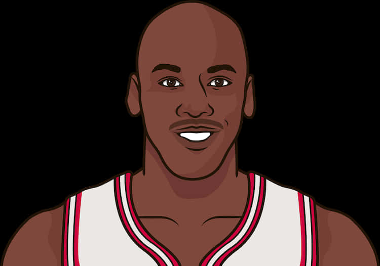 Basketball Legend Illustration PNG