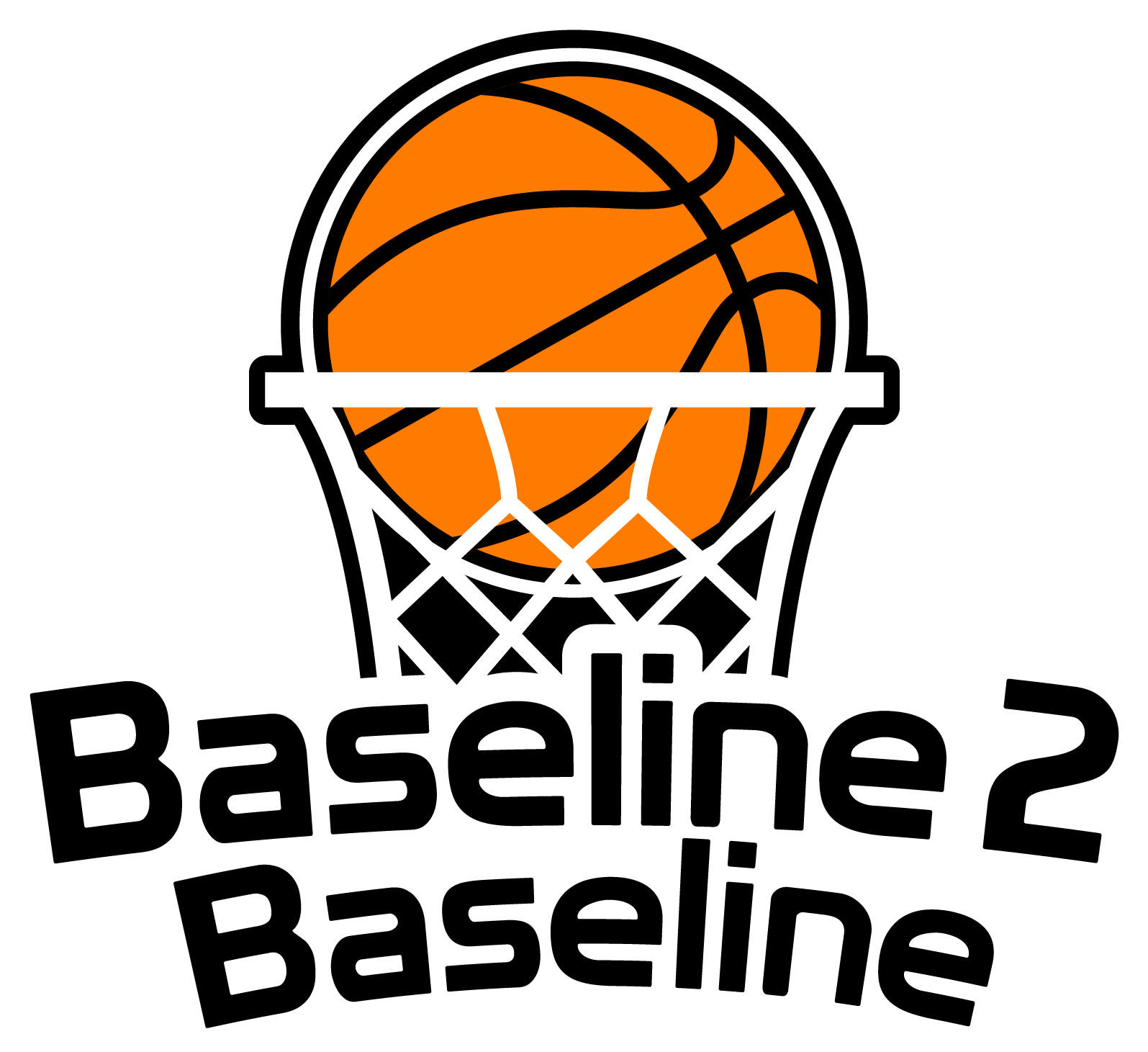 Basketball Logo Baseline2 PNG