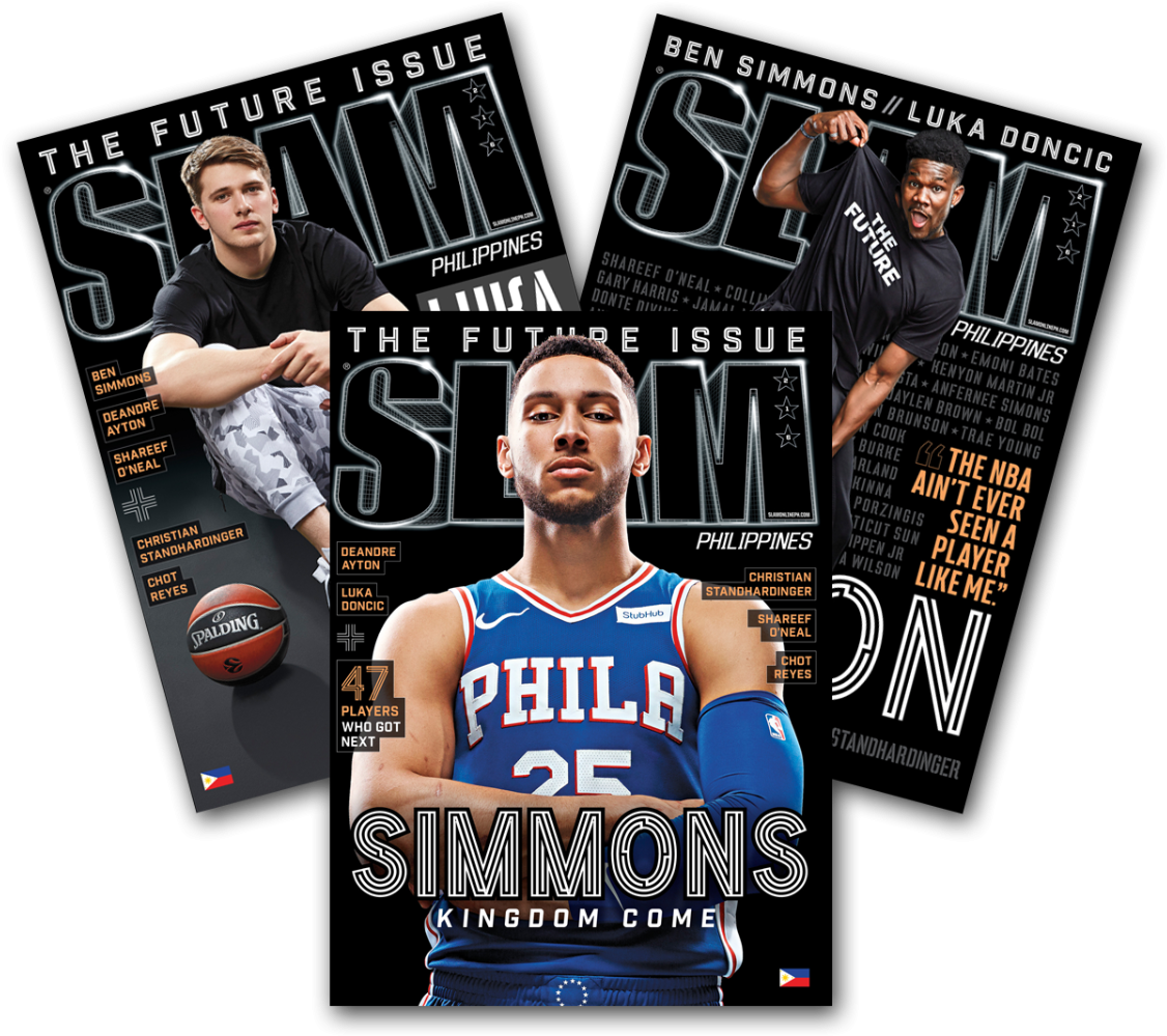 Basketball Magazine Cover Triptych PNG