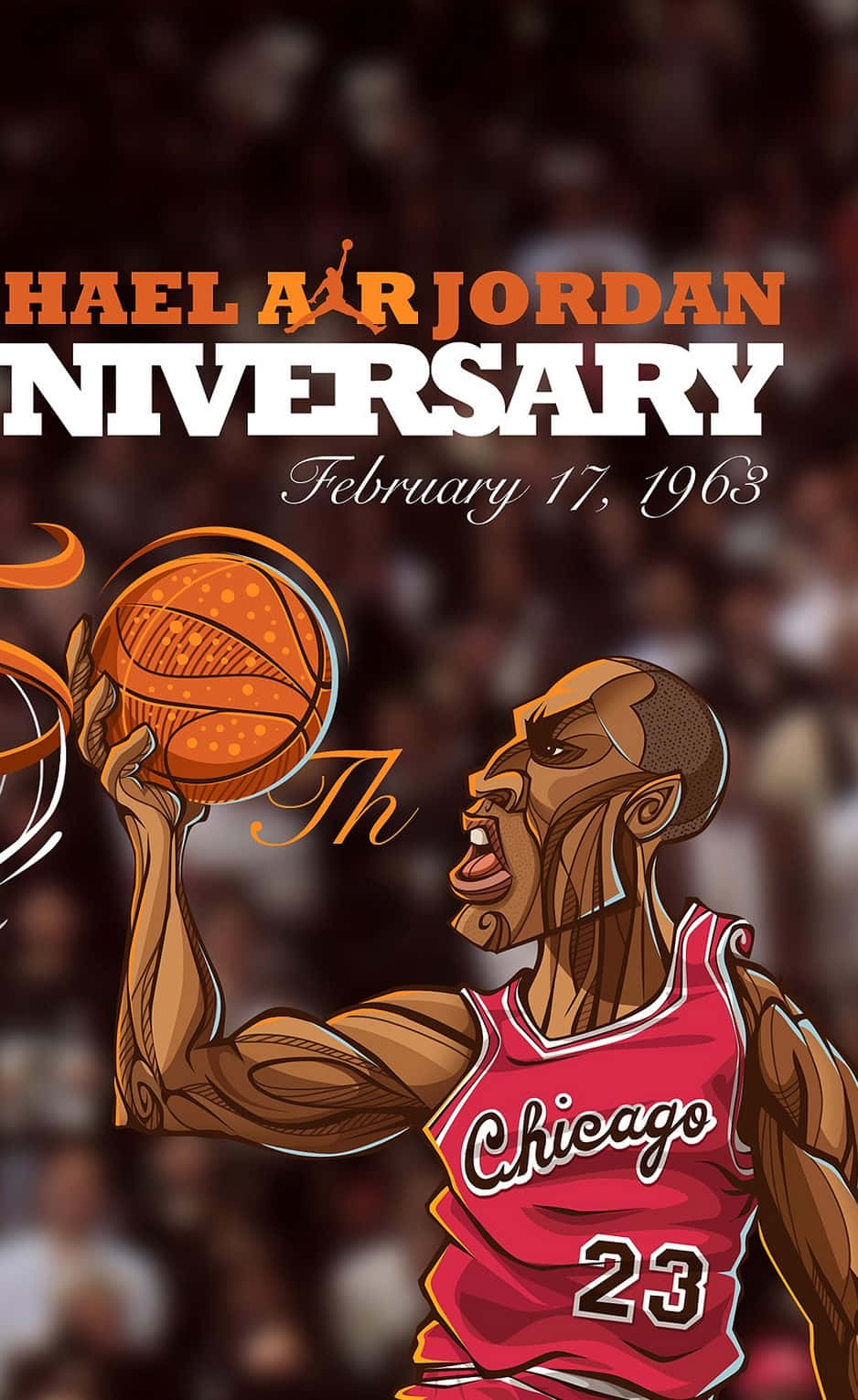 Download Basketball legend Michael Jordan shoots a clutch three