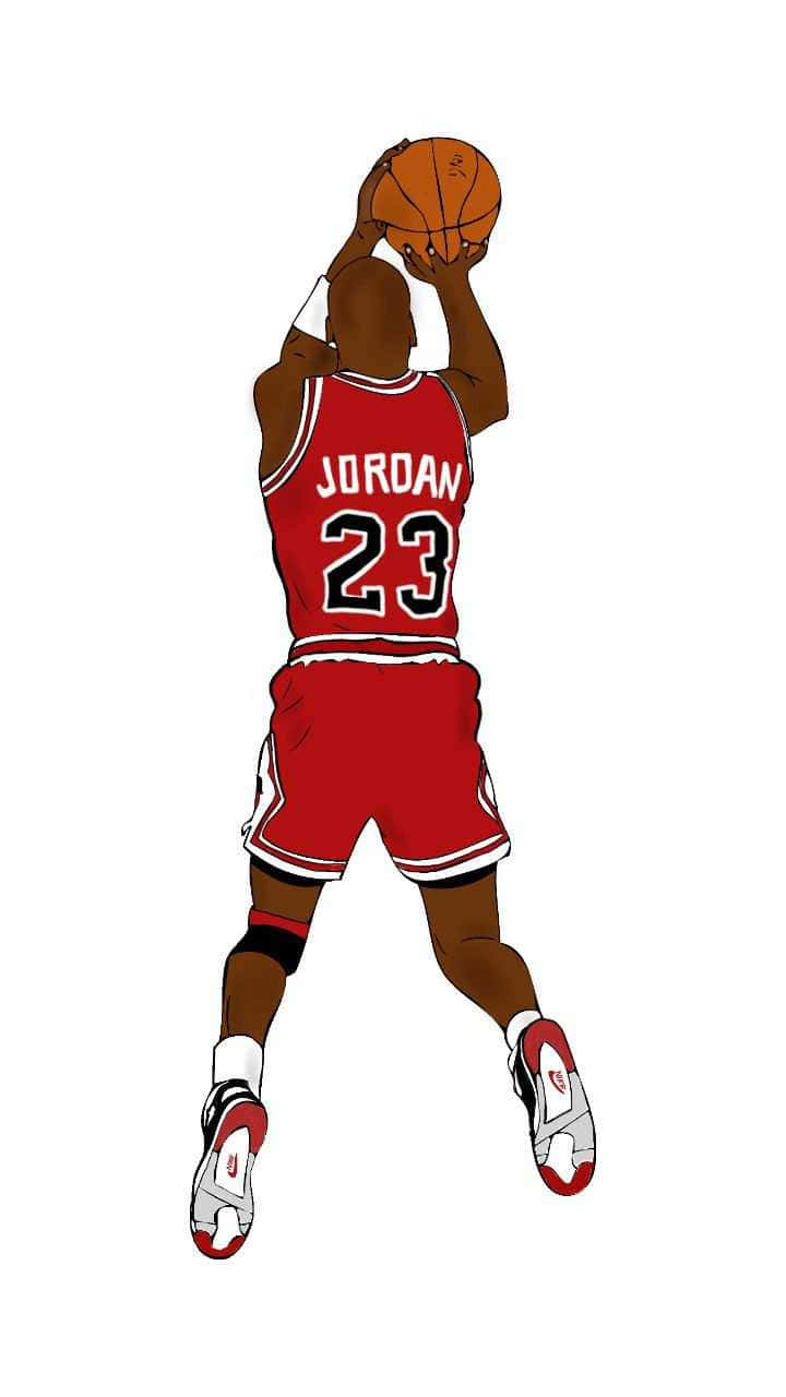 Michael Jordan soars above the competition! Wallpaper