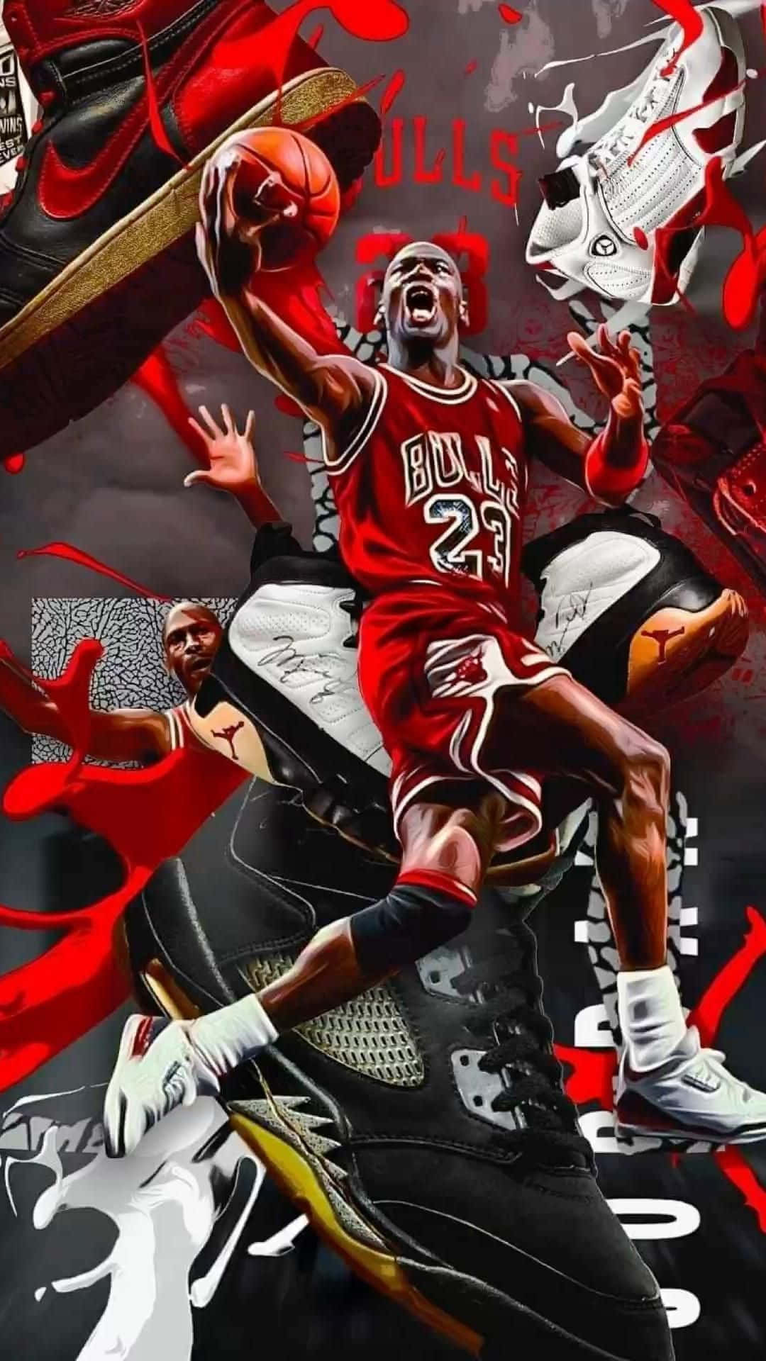 Download Basketball Michael Jordan Digital Art Wallpaper  Wallpaperscom