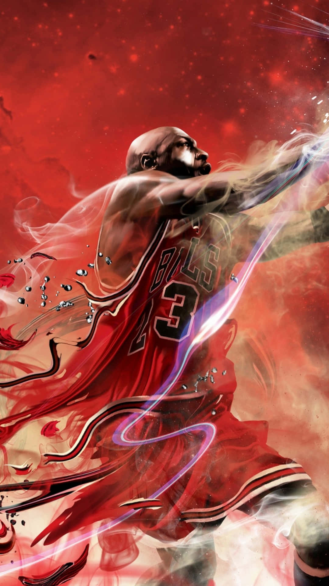 Basketball Michael Jordan For Chicago Bulls Wallpaper
