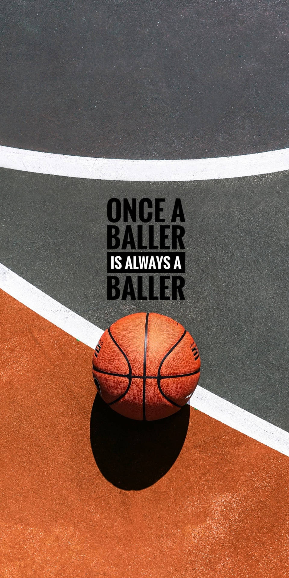 Basketball Motivation En Gang En Baller Wallpaper