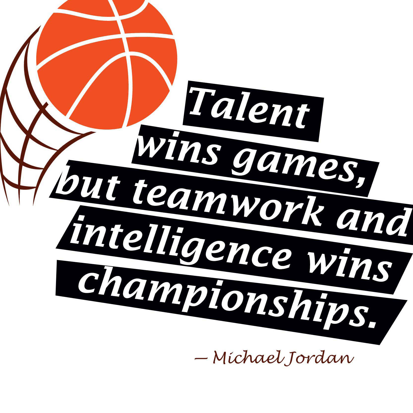 Basketball Motivation Teamwork Championships