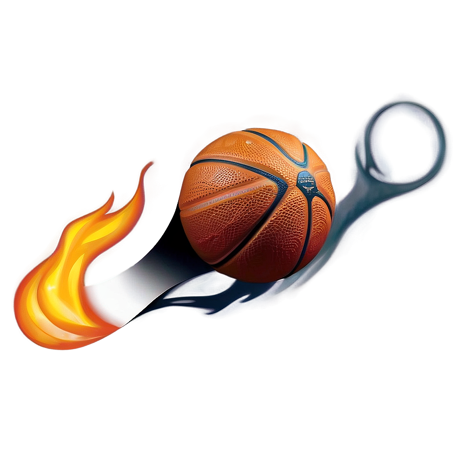 Download Basketball On Fire Png 04302024 | Wallpapers.com