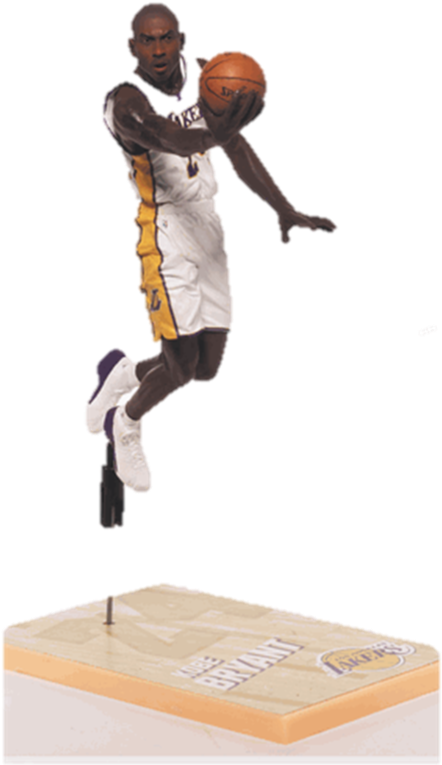 Basketball Player Action Figure Dunk Pose PNG