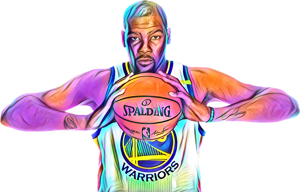 Basketball Player Artistic Render PNG