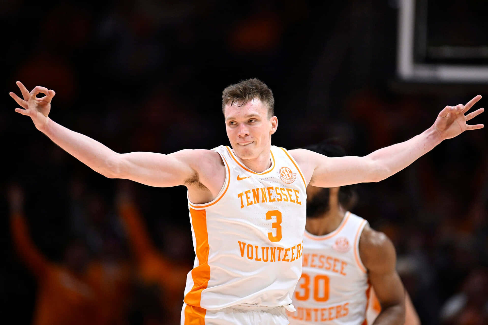 Célébration D'un Joueur De Basketball Des Tennessee Volunteers Fond d'écran