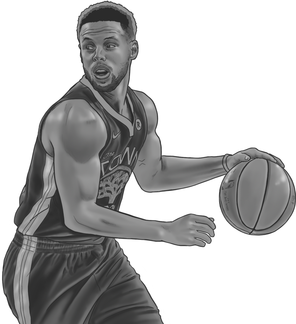 Basketball Player In Action Illustration PNG