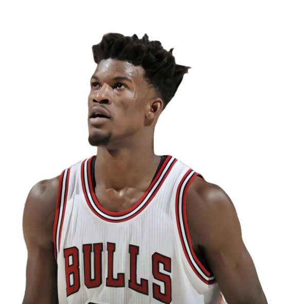Basketball Player In Bulls Jersey PNG