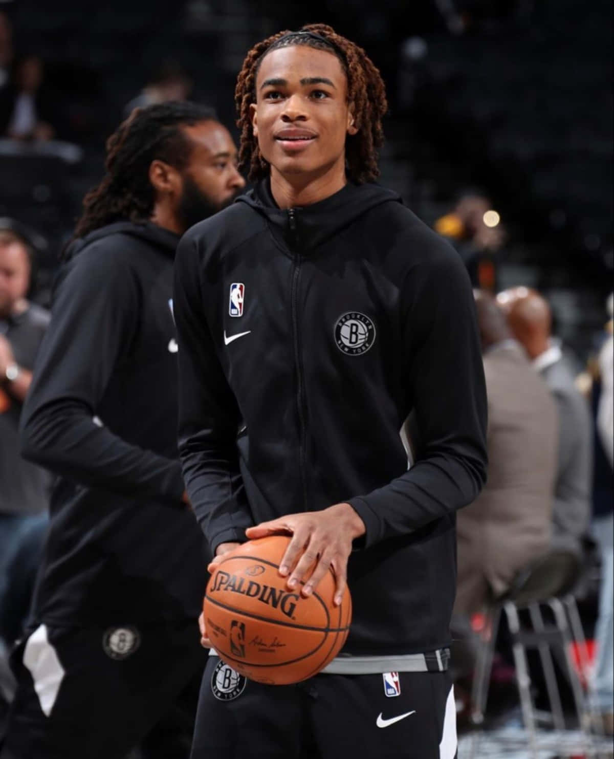 Échauffement D'avant-match D'un Joueur De Basket Fond d'écran