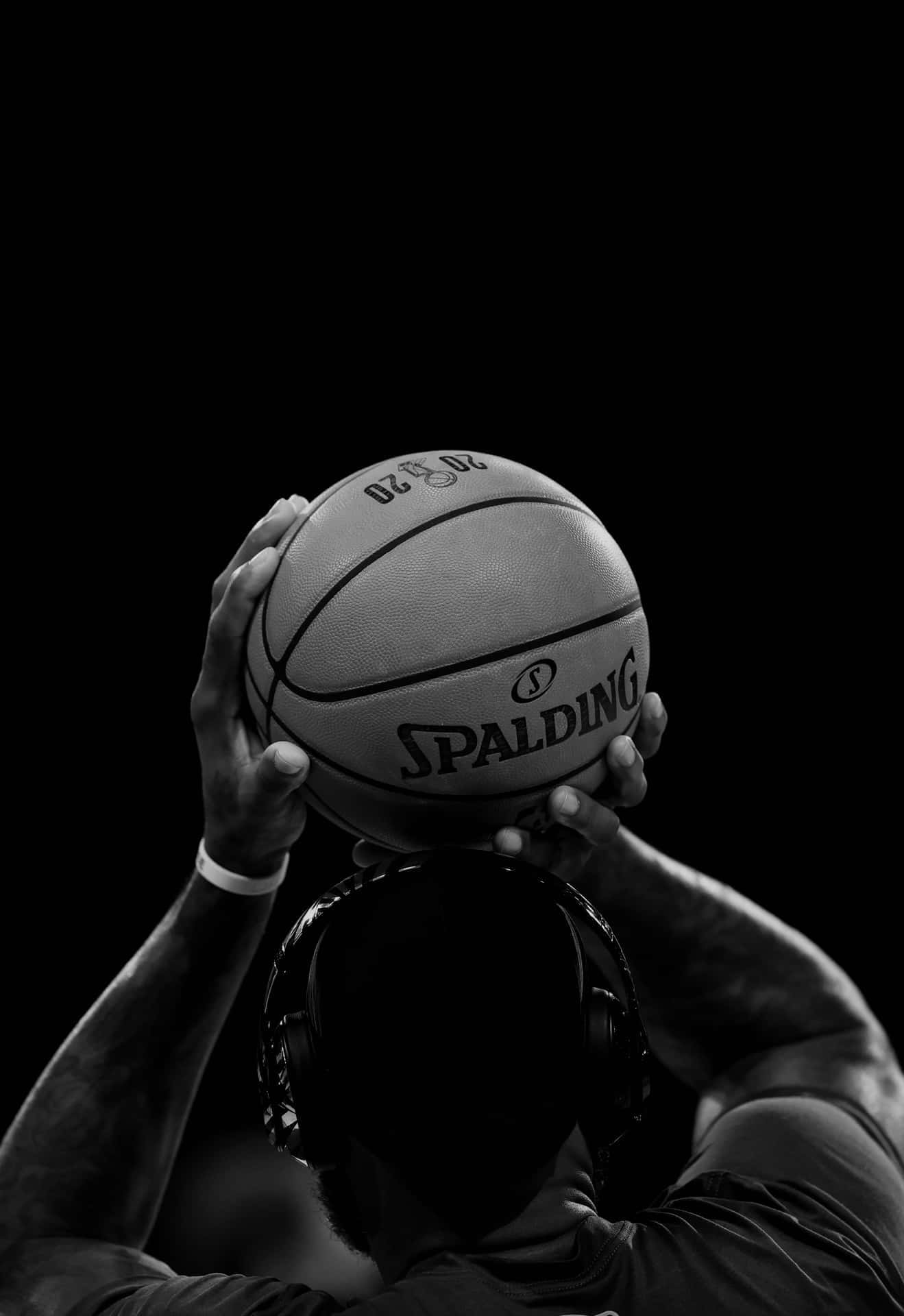 Basketball Player Preparation Moment Wallpaper