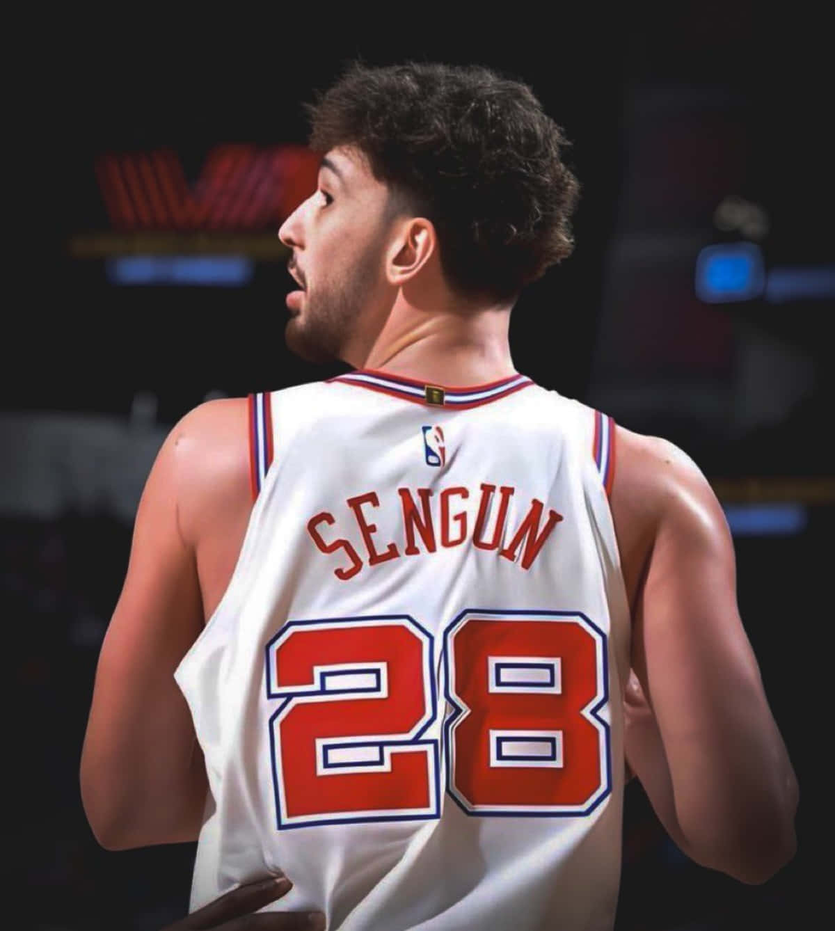 Basketball Player Sengun28 Jersey Wallpaper