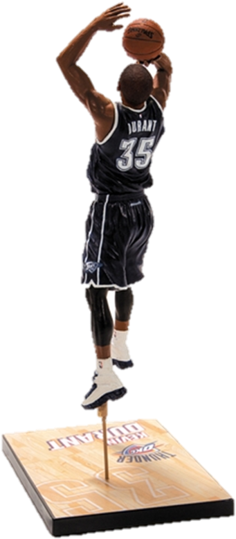 Basketball Player Shooting Action Figure PNG