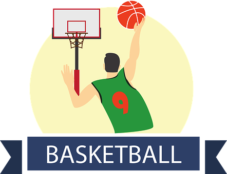 Basketball Player Shooting Graphic PNG