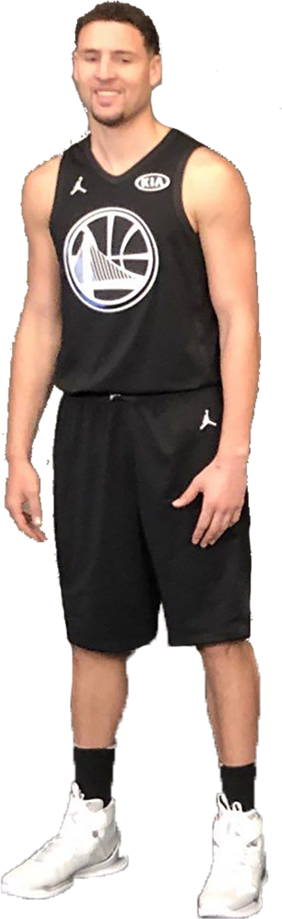 Basketball Playerin Black Uniform PNG