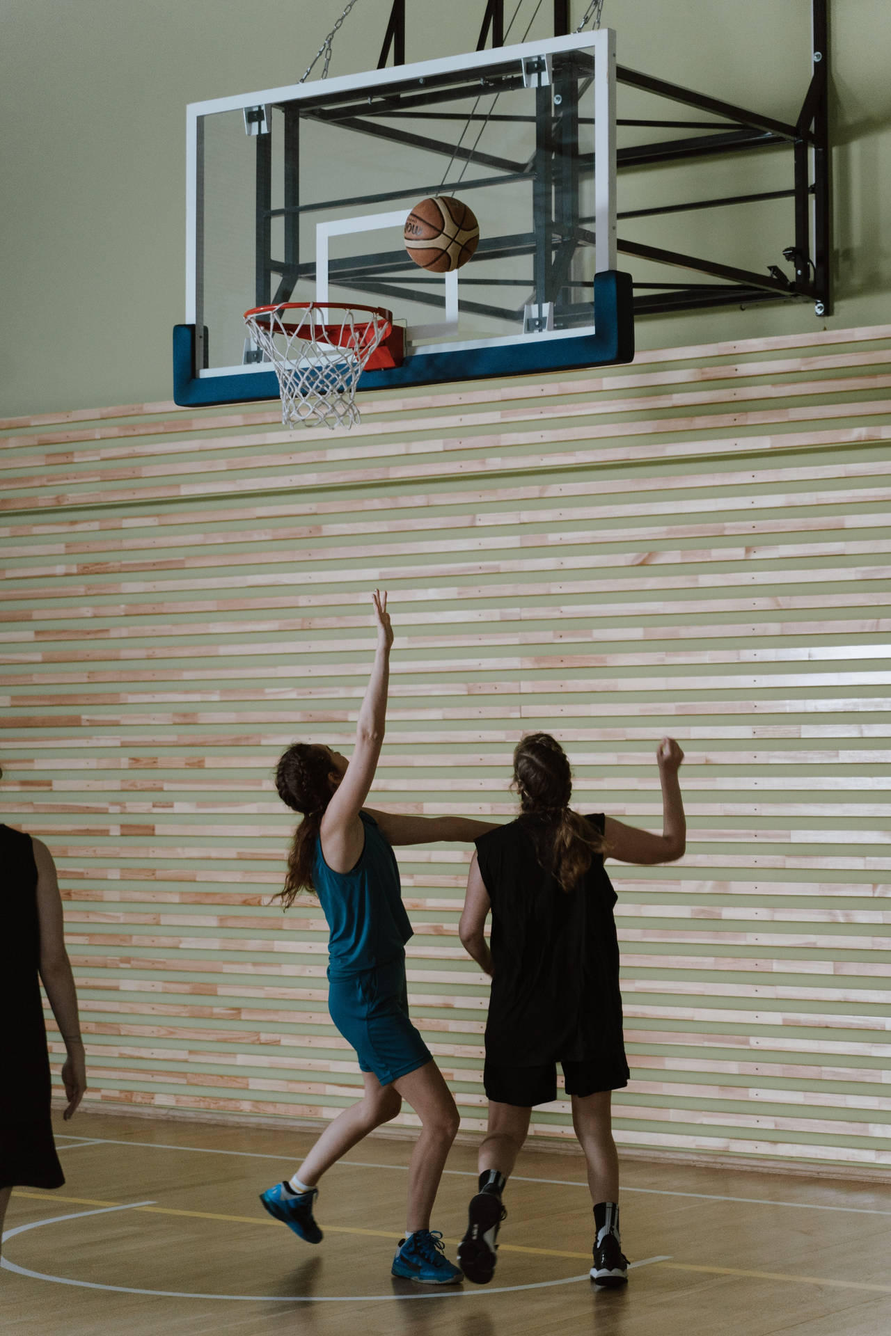 Basketballschießen Sportunterricht Wallpaper
