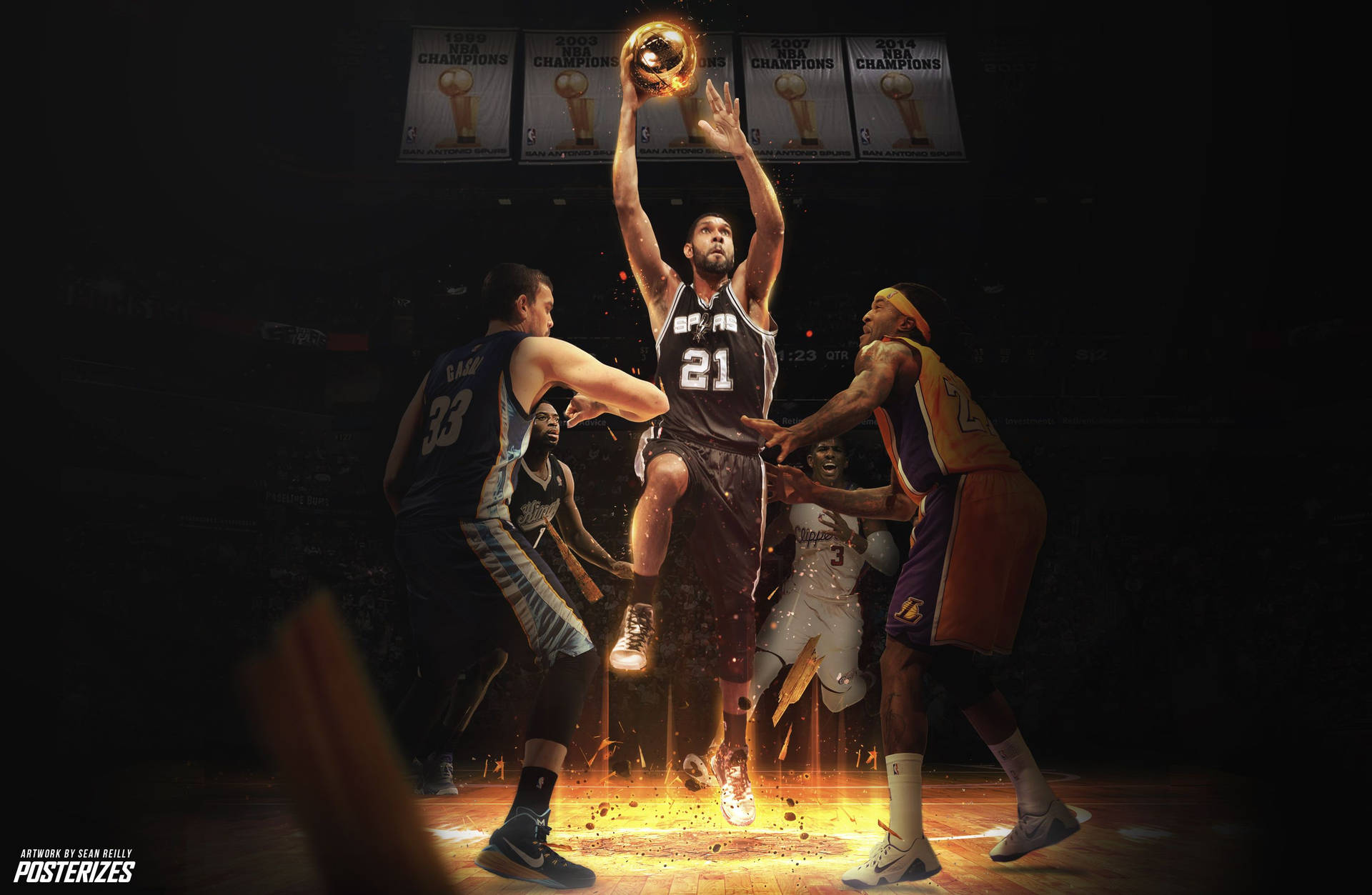 Basketball Sports Artwork