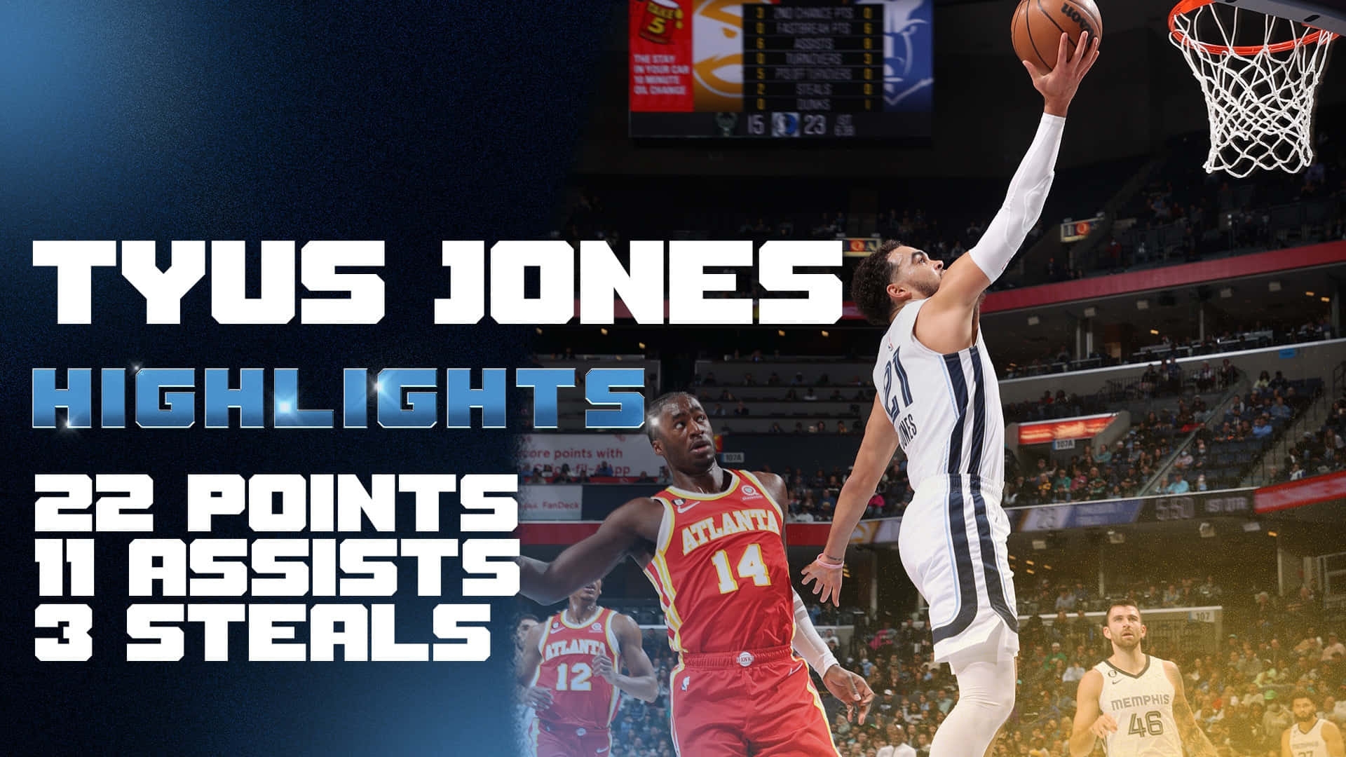 Basketball Star Tyus Jones Highlights Wallpaper