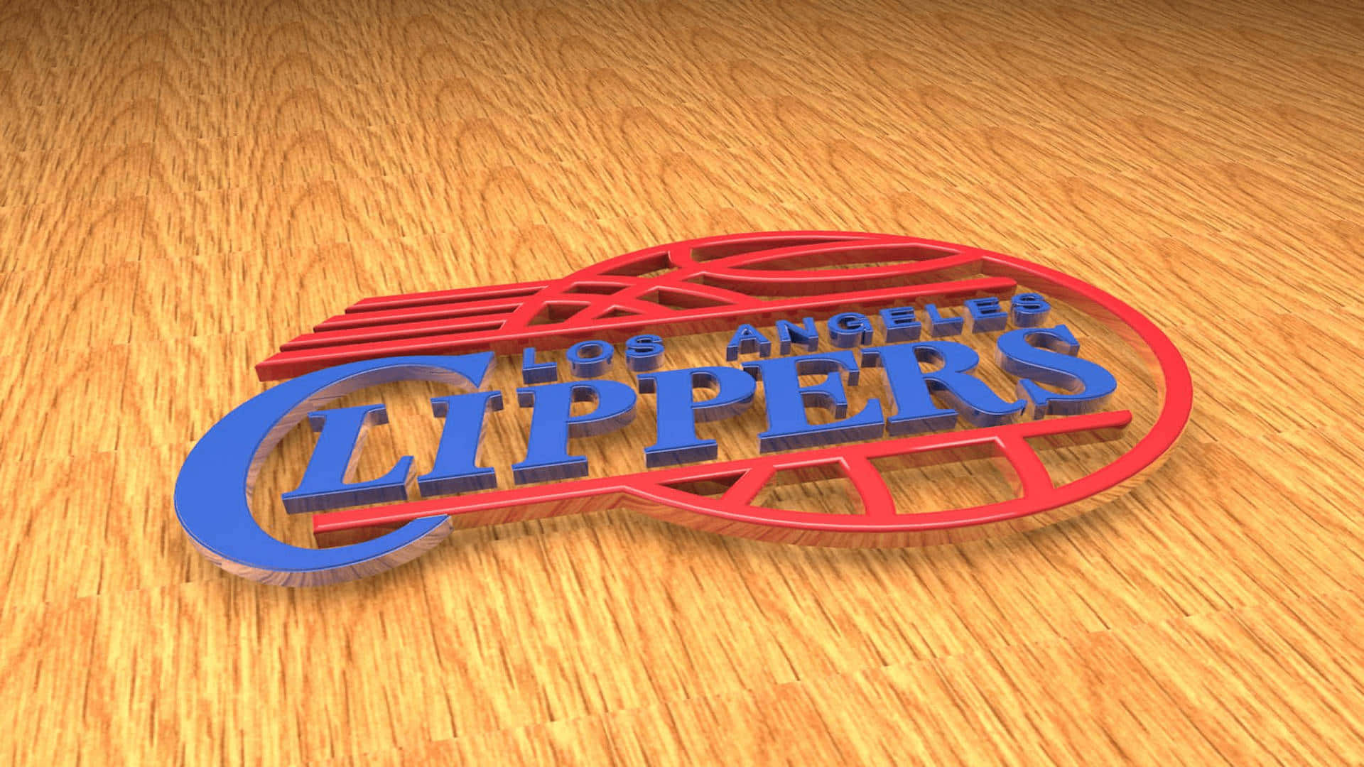 Basketballhold LA Clippers 3D Digital Art Tapet Wallpaper