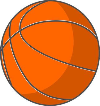 Basketball Vector Illustration PNG