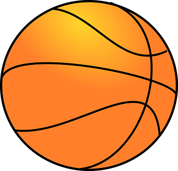 Basketball Vector Illustration PNG