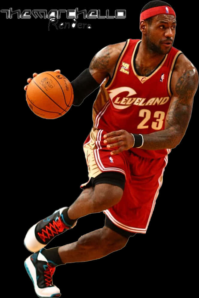 Basketball_ Player_ In_ Action_ Cleveland_23.jpg PNG