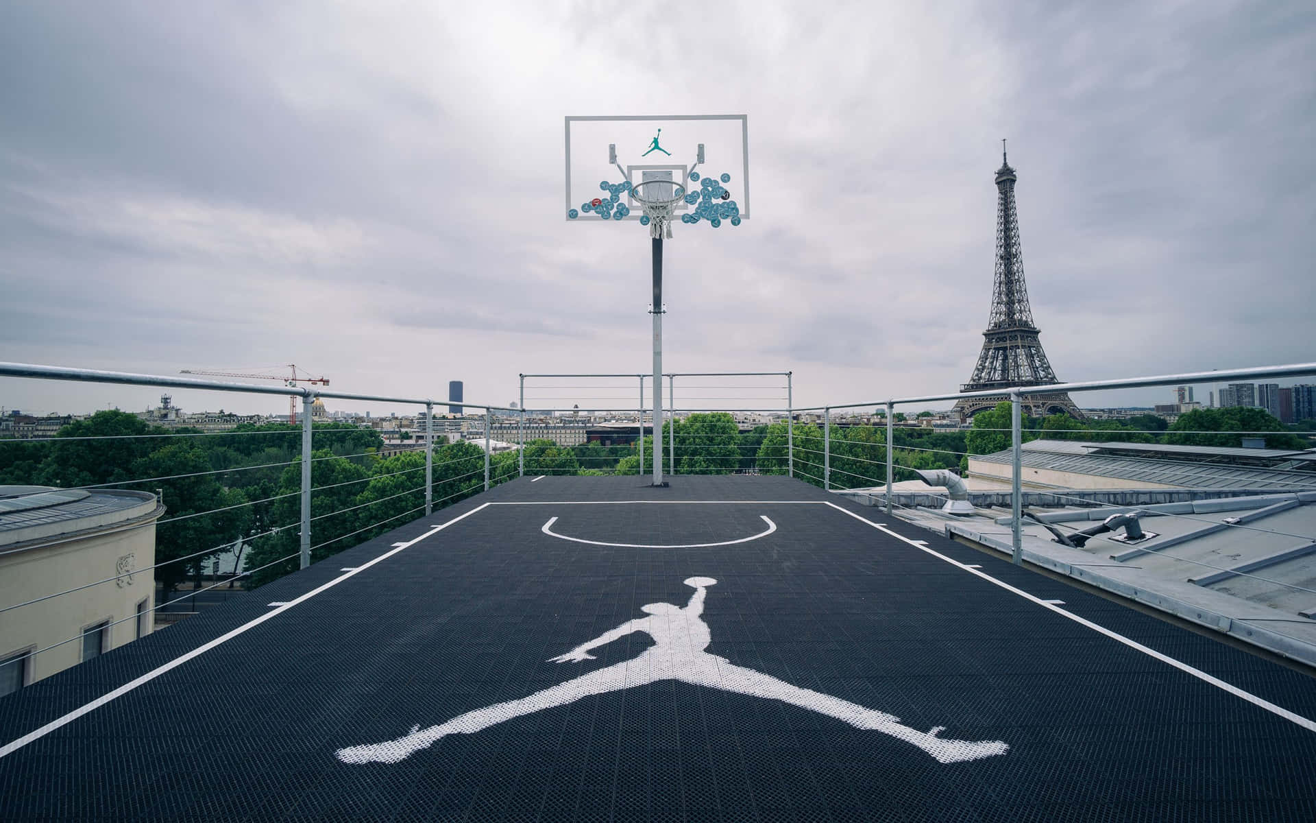 Basketballplatzhintergrund
