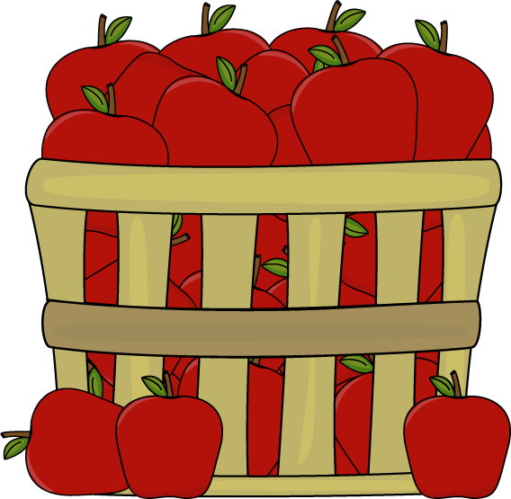 Basketof Red Apples Illustration PNG