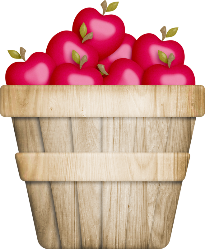 Basketof Red Apples PNG